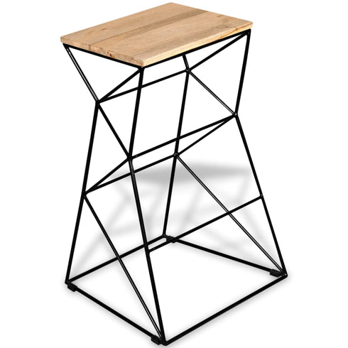 Swen Studio -  Bar Stools 4 pcs Solid Mango Wood